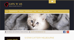Desktop Screenshot of catsrus.com.au